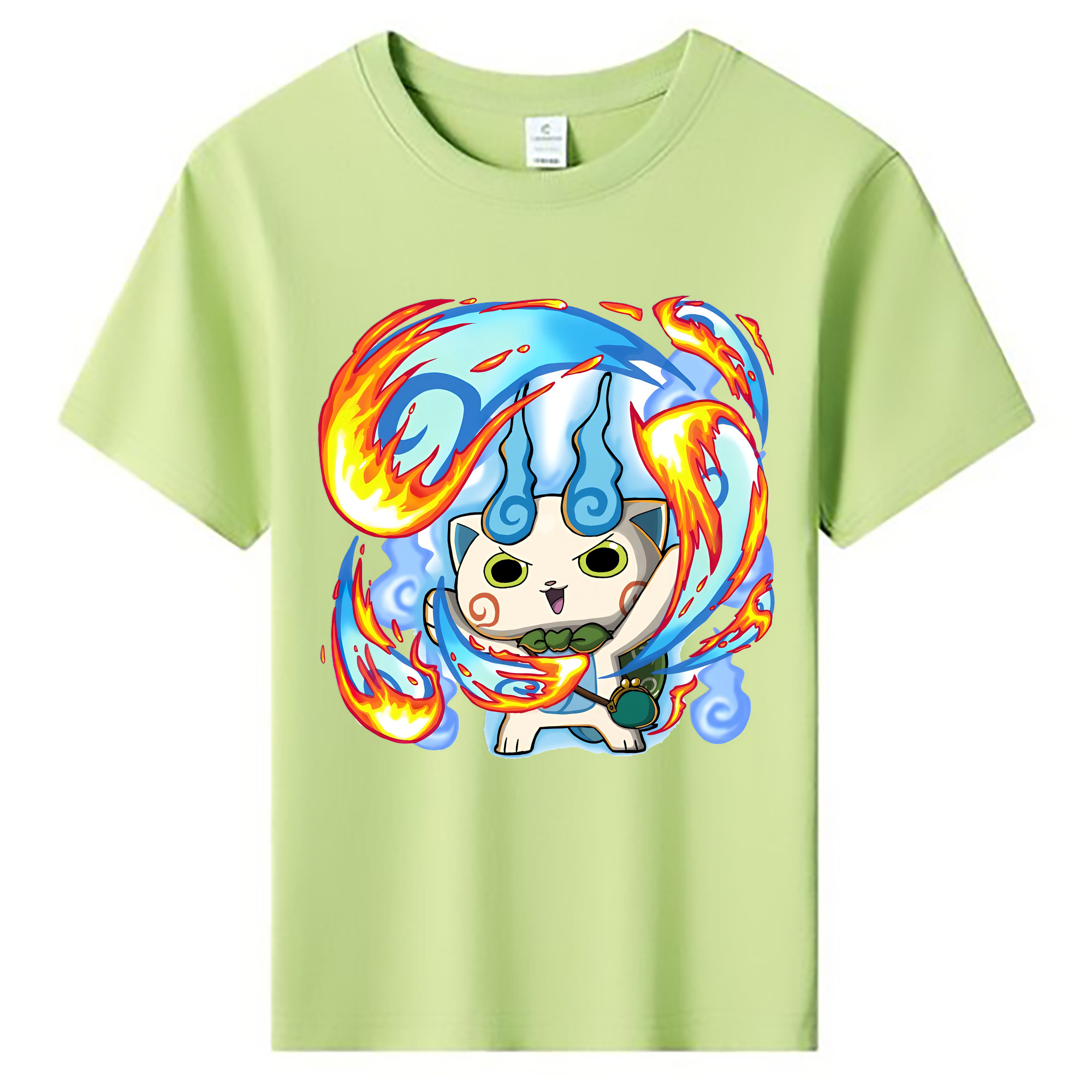 （画像用） 妖怪ウォッチ Yo-kai Watch 綿100％キッズTシャツ（フロントプリント）